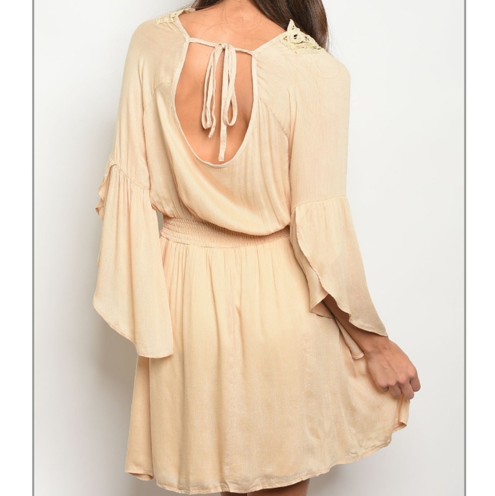 Taupe Dress-101 - Picture 2 of 2
